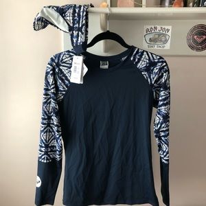 Brand New Roxy Rashguard & Bathing Suit Bottoms